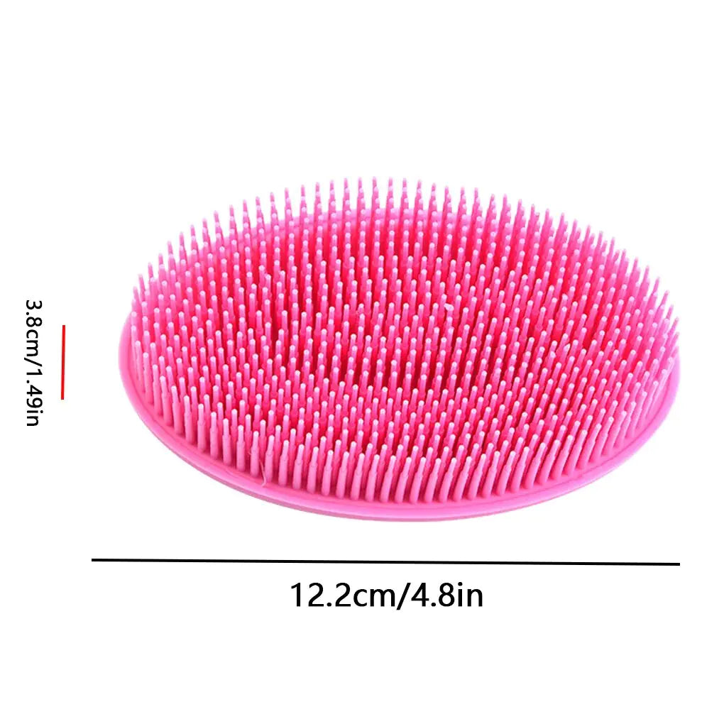 Soft Silicone Exfoliating Body Brush for Bath, Shower, and Facial Massage - Suitable for Babies